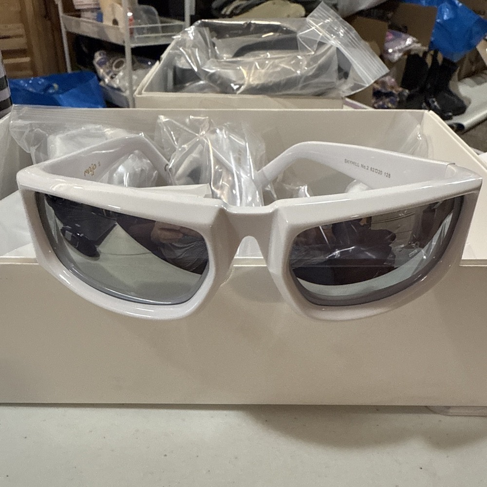 HILLMAN Skyhill X Majo Sunglasses Sz‎ S White (New)
